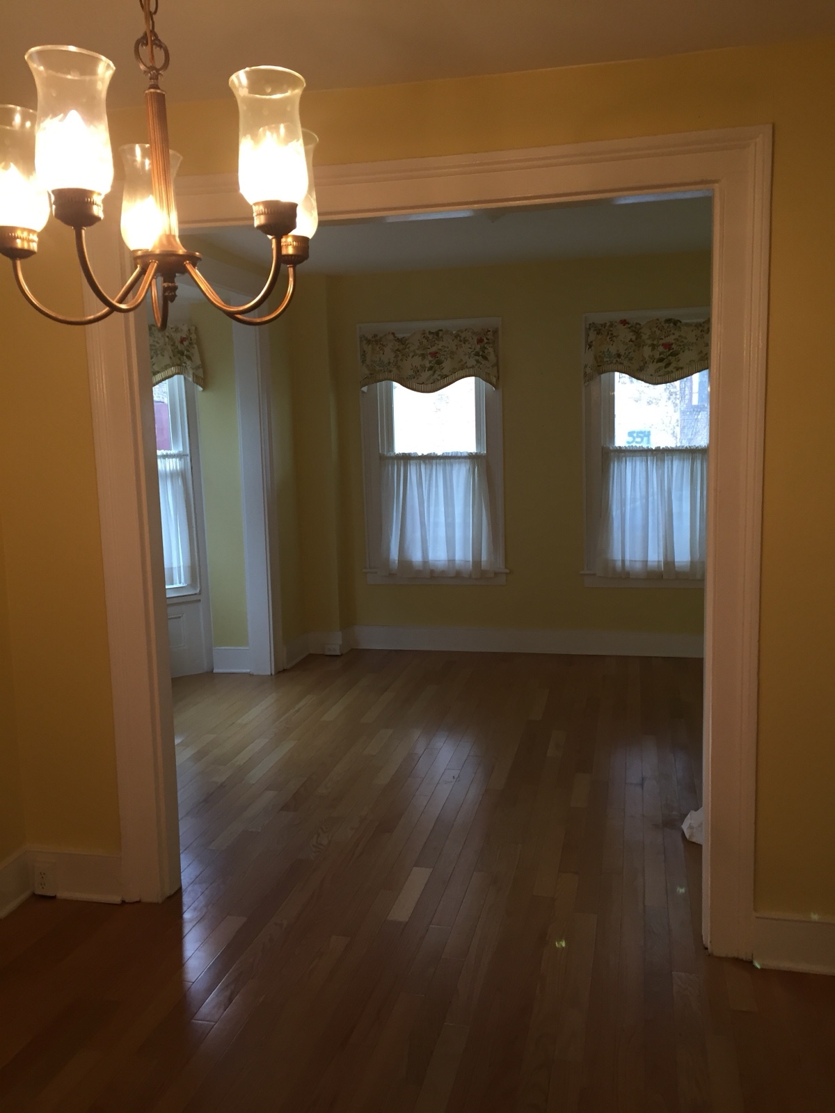 Living room before